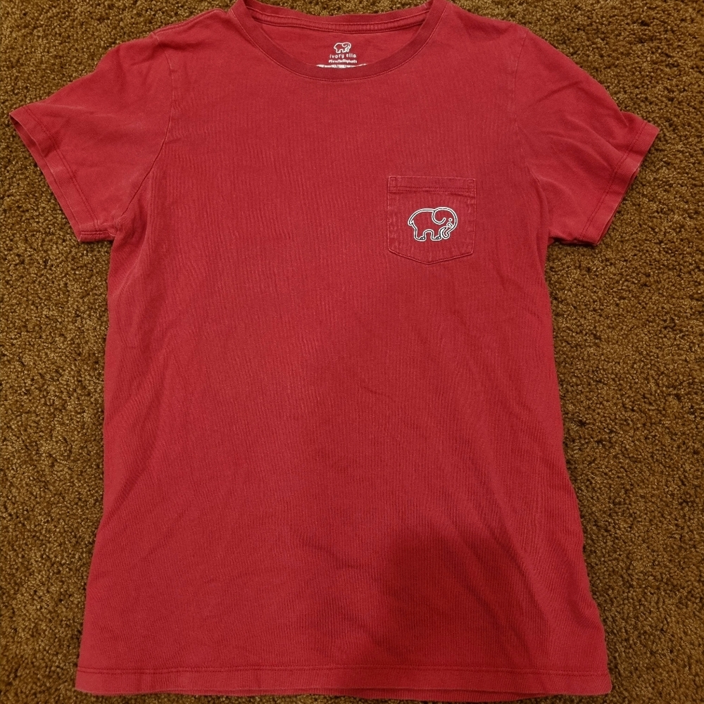Red Ivory Ella Pocket Tee